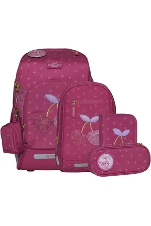 Beckmann Schulrucksack Active Air (6tlg., inkl. Sportrucksack, Federmappe, Schlamperetui, Regenhülle, Buttons) - Verkäufer: Ranzenfee & Koffertroll GmbH