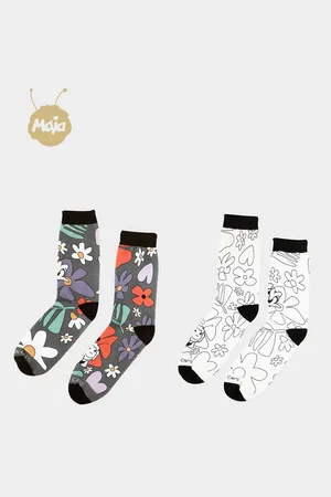 Bavarian Couture Freizeitsocken 2er Sockenbox Biene Maja (Freizeitsocken, Freizeitsocken) - Verkäufer: stuff-style