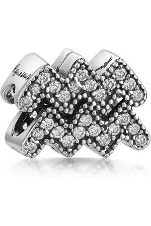 Materia Bead Wassermann Sternzeichen Charm mit Zirkonia 11, 925 Sterling Silber - Verkäufer: Schmuck