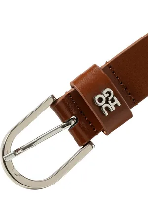 HUGO BOSS Ledergürtel Zoey_HU-GO_Sz25 mit Schriftzug