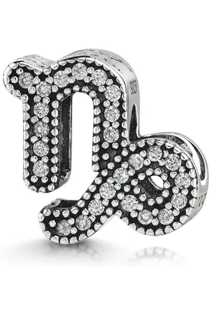 Materia Bead Steinbock Sternzeichen Charm mit Zirkonia 10, 925 Sterling Silber - Verkäufer: Schmuck