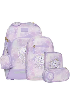 Beckmann Schulrucksack Active Air (6tlg., inkl. Sportrucksack, Federmappe, Schlamperetui, Regenhülle, Buttons) - Verkäufer: Ranzenfee & Koffertroll GmbH