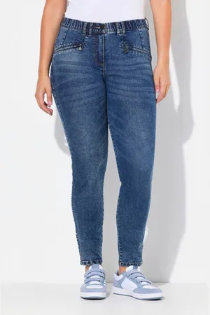 Ulla Popken Regular-fit-Jeans Jeans Sarah schmales Bein Zipptaschen Stretch - Verkäufer: Popken Fashion Group