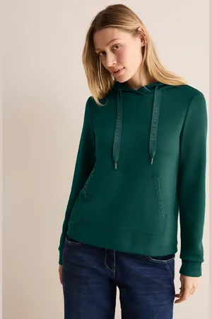 CECIL Hoodie aus stretchigem Viskosematerial