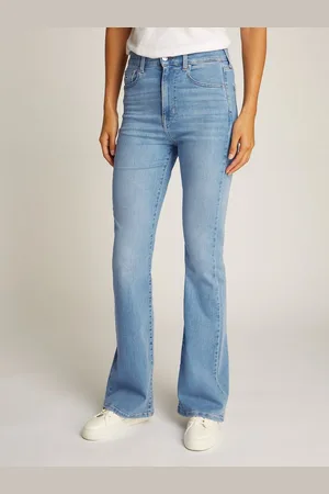 Tommy Hilfiger Slim-fit-Jeans Sylvia High Rise Flare mit Logo-Badge