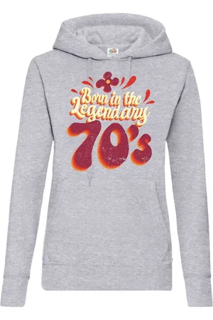 Youth Designz Kapuzenpullover "Born in the legendary 70s" Damen Hoodie Pullover mit lustigem Frontprint - Verkäufer: EmDa Trading GmbH