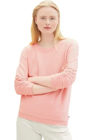 TOM TAILOR Sweatshirt mit besonderer Materialoberfläche