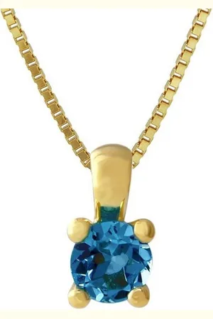 Acalee Kette mit Anhänger Anhänger Gold 333 / 8K Topas London + vergoldete Kette - Verkäufer: uhrcenter