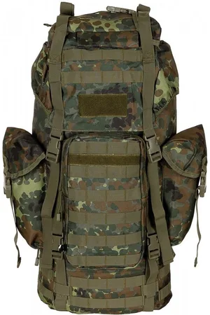 MFH Trekkingrucksack BW Kampfrucksack, "MOLLE", 65 l, Alu-Ausst., flecktarn - Verkäufer: DaGecko