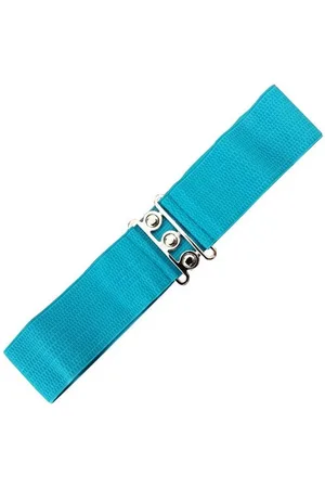Banned Retro Taillengürtel Sophia Teal Vintage Retro Stretchgürtel - Verkäufer: Schompi Trading e.K.