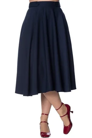 Banned Retro A-Linien-Rock Di Di Plain Retro Vintage Swing Skirt - Verkäufer: Schompi Trading e.K.