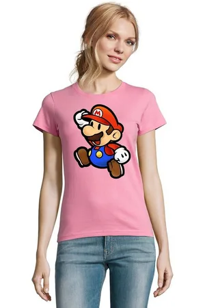 Blondie & Brownie T-Shirt Damen Mario Retro Super Gaming Luigi Yoshi Super - Verkäufer: Hubihu