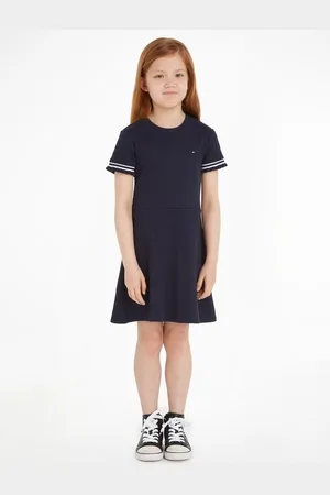 Tommy Hilfiger Jerseykleid RUFFLE RIB KNIT DRESS mit Rippenstruktur