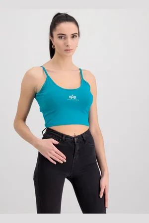 Alpha Industries Muscleshirt Women - Tanks Basic Crop-Top SL Women