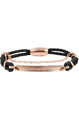 Akzent Armband Sinai Armband aus Echtleder mit Edelstahlelemente und Simili (einzeln), Damen Armband - Verkäufer: Shaghafi GmbH