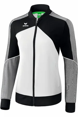 Erima Sweatjacke Premium ONE 2.0 Micro Jacket white black - Verkäufer: Sport Schart [outdoor-trekking-fitness]