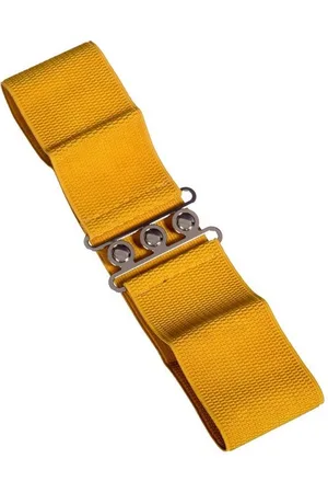 Banned Retro Taillengürtel Sophia Mustard Vintage Retro Stretchgürtel - Verkäufer: Schompi Trading e.K.