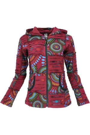 GURU-SHOP Langjacke Goa Patchwork Jacke, Boho Kapuzenjacke, Ethno.. alternative Bekleidung - Verkäufer: