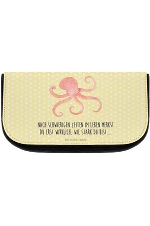 Mr. & Mrs. Panda Kosmetiktasche Tintenfisch - Pastell - Geschenk, Gute Laune, Krake, Schminke Ta (1-tlg), Flexible Verwendung - Verkäufer: