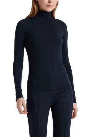 Marc Cain Rollkragenshirt "Collection Essential" Premium Damenmode Zarter Rollkragenpullover, elastisch
