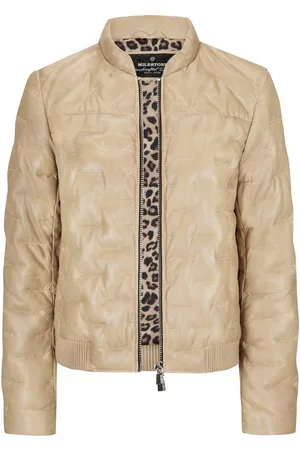 Milestone Lederjacke MS-Denise gefütterte Steppjacke aus Lammnappa Leder - Verkäufer: LOGWOOD-STORE