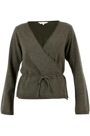Blue Sportswear Strickpullover Wickelpullover "Spirit Wool Wrap Knit" bequem Wolle - Verkäufer: Juneberry.eu