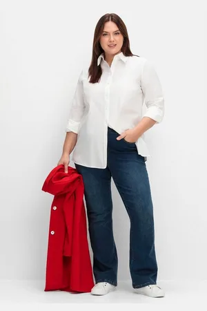 Sheego Bootcut-Jeans Große Größen mit Bodyforming-Effekt