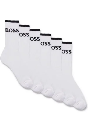 HUGO BOSS Businesssocken 6P QS Stripe CC (Packung, 6-Paar, 6er) mit Schriftzug
