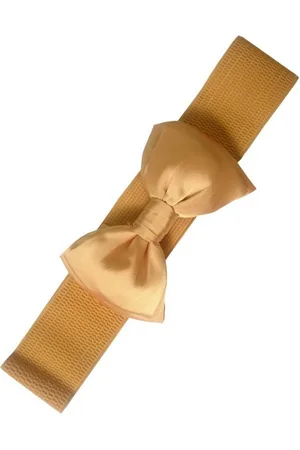Banned Retro Taillengürtel Bella Belt Mustard Vintage Schleife Retro Stretchgürtel - Verkäufer: Schompi Trading e.K.