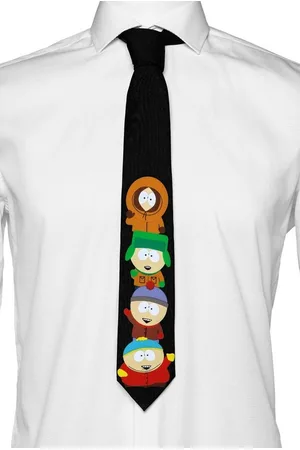 OppoSuits Krawatte South Park Krawatte – The Boys Lustiger und auffallender Schlips mit den Gesichtern der South Park Ha - Verkäufer: MASKWORLD