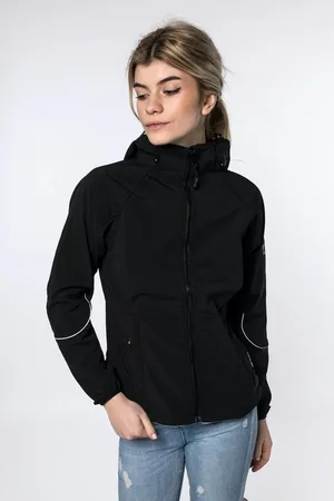 DEPROC-Active Softshelljacke NIGEL PEAK CS WOMEN Outdoorjacke, Funktionsjacke, Wetterjacke mit Kapuze. auch in großen Größen - Verkäufer: Campingstore24