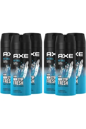 Axe Deo-Spray Ice Chill 6x 150ml Bodyspray Deo Spray Set Deodorant Herren Männer Men, Männerdeo Duft nach Frozen Mint und Lemon, 6-tlg., 48 Stunden Schutz, ohne Aluminiumsalze Herrenduft Deospray Sport Set - Verkäufer: Sibastore GmbH