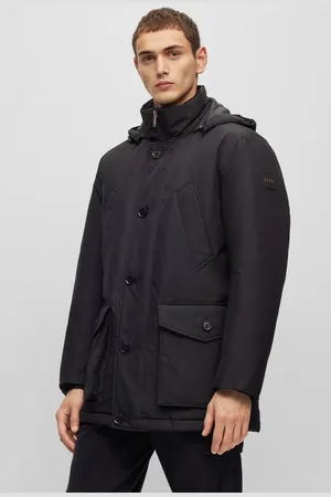 HUGO BOSS Outdoorjacke Osiass mit Knopfverschluss
