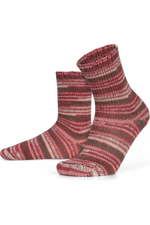 Normani Thermosocken 2 Paar Gestrickte Wollsocken Bunt-geringelt (2 Paar) hochwertige Qualitätssocken mit hohem Wollanteil - Verkäufer: