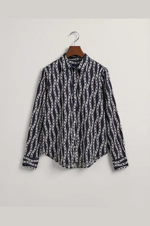 GANT Blusenshirt REG CHAIN PRINT COTTON VOILE SHIRT - Verkäufer: Modehaus Kroes Beckum Unna