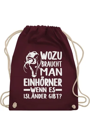 Shirtracer Turnbeutel Wozu braucht man Einhörner, wenn es Isländer gibt?, Pferd - Verkäufer: