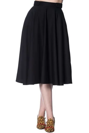 Banned Retro A-Linien-Rock Di Di Plain Retro Vintage Swing Skirt - Verkäufer: Schompi Trading e.K.