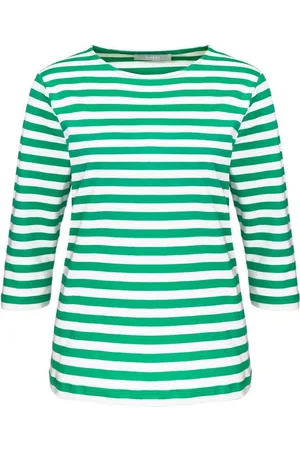 Bianca Rundhalsshirt DINI im Ringellook aus softer Jersey-Qualität - Verkäufer: