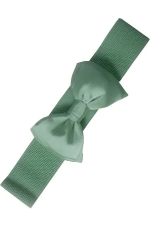Banned Retro Taillengürtel Bella Belt Sea Green Vintage Schleife Retro Stretchgürtel - Verkäufer: Schompi Trading e.K.