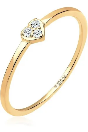 Elli DIAMONDS Verlobungsring Herz Symbol Diamant 0.04 ct. 925 Silber - Verkäufer: JULIE & GRACE GmbH