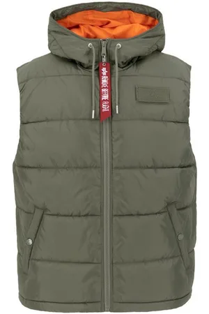 Alpha Industries Blouson Men - Vests Hooded Puffer Vest FD