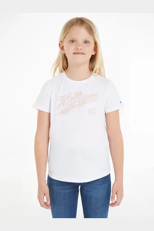 Tommy Hilfiger T-Shirt HILFIGER SCRIPT TEE S/S mit Hilfiger Logo-Print