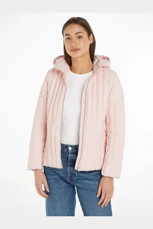 Tommy Hilfiger Daunenjacke FEMININE LW DOWN JACKET mit Logostickerei