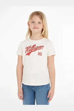 Tommy Hilfiger T-Shirt HILFIGER SCRIPT TEE S/S mit Hilfiger Logo-Print