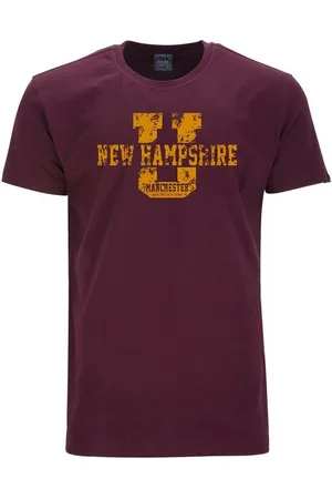 Ahorn T-Shirt NEW HAMPSHIRE mit sportlichem Front-Motiv