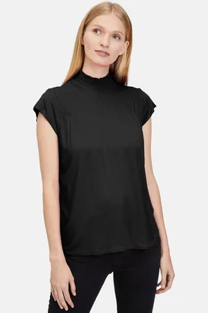 Tamaris Shirttop mit Smokeinsatz