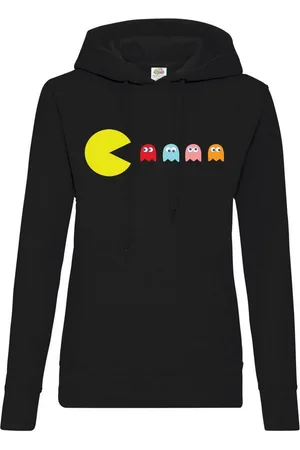 Youth Designz Kapuzenpullover Pacman Damen Hoodie Pullover mit lustigem Frontprint - Verkäufer: Dreikopf & Kamm