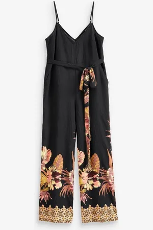 Myleene Klass Jumpsuit Geblümter Overall mit weitem Bein (1-tlg) - Verkäufer: Next Germany GmbH