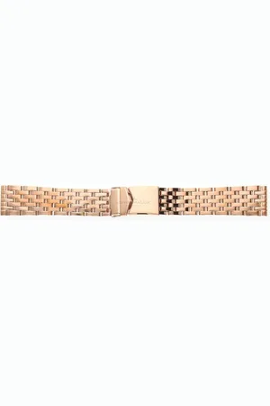JuwelmaLux Uhrenarmband Uhrenarmband Edelstahl rosé vergoldet mit Sicherheitsfaltsc - Verkäufer: Juwelier-Bacak