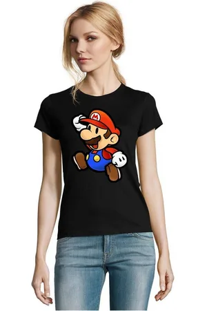 Blondie & Brownie T-Shirt Damen Mario Retro Super Gaming Luigi Yoshi Super - Verkäufer: Hubihu